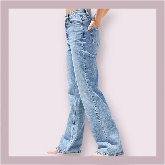 PacSun Eco Medium Indigo High Rise Bootcut Jeans - Picture 3 of 11